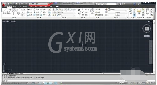 CAD2011与2012界面切换的操作方法截图