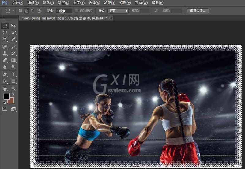 photoshop cs6为图片添加相框的相关操作教程截图