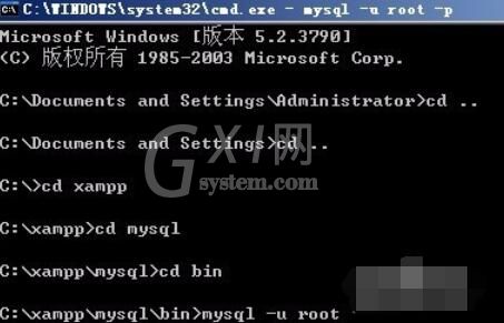 xampp的mysql密码设置方法截图