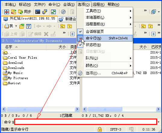 WinSCP连接虚拟机的操作教程截图