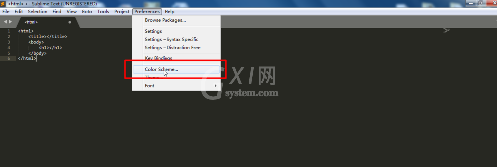 SublimeText设置背景颜色的具体操作教程截图