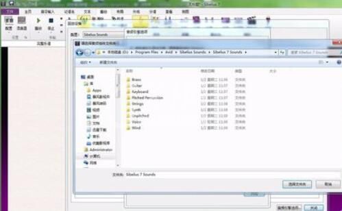 西贝柳斯打谱软件中导入音色库的操作方法截图