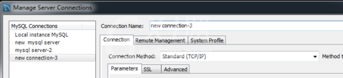 MySQL Workbench中创建数据库连接的操作教程截图