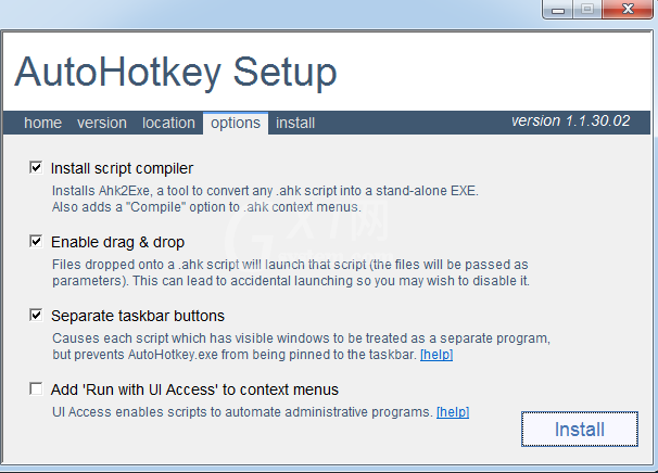 AutoHotkey安装操作方法截图