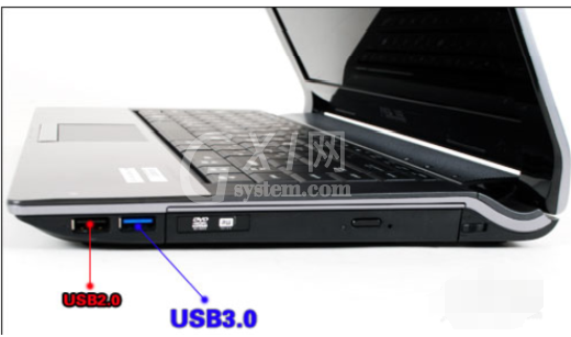 USB 3.0驱动 和USB 2.0插口区别对比教程截图