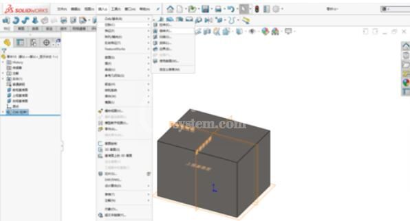 solidworks201中旋转切除命令使用介绍截图