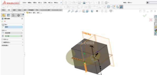 solidworks201中旋转切除命令使用介绍截图