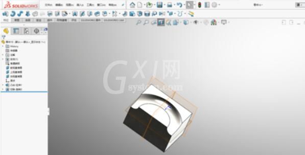 solidworks201中旋转切除命令使用介绍截图