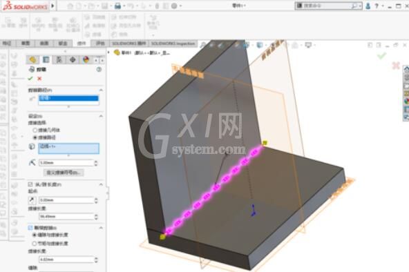 solidworks2019中焊件命令详细操作步骤截图