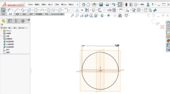 solidworks2019中加厚命令使用操作步骤截图