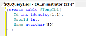 sql server使用临时表的具体操作教程截图