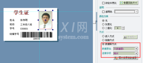 Label mx制作学生证的具体操作步骤截图