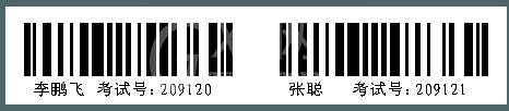 Label mx制作试卷条形码的操作流程截图
