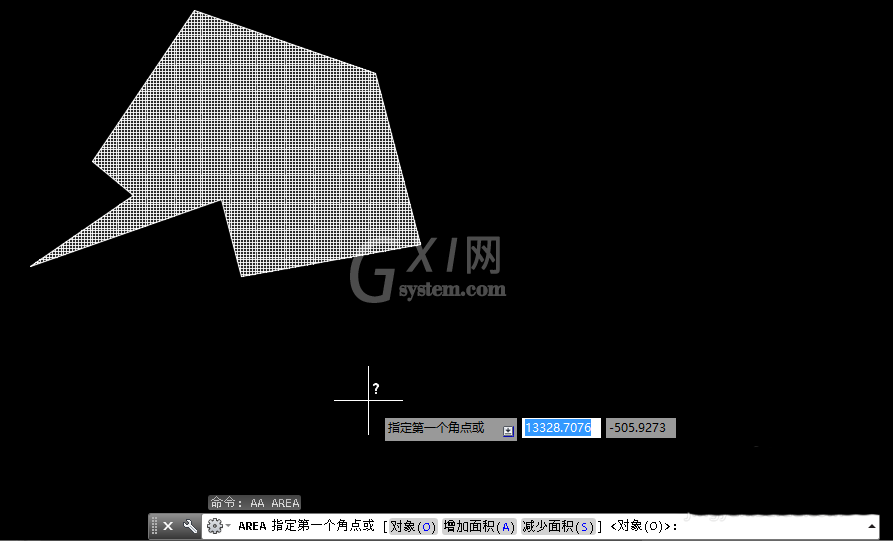 AutoCAD2016图形面积查看步骤说明截图