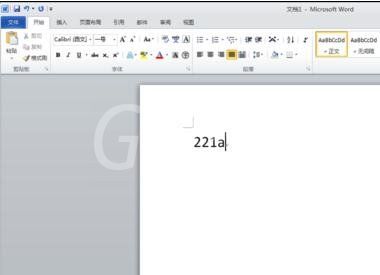 Word 2010中输入对勾符号的操作介绍截图