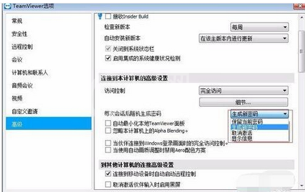 teamviewer修改高级设置的具体操作教程截图