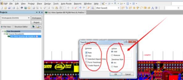 Altium Designer 13添加泪滴的具体操作步骤截图