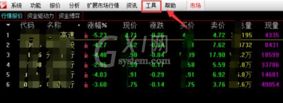 新浪通达信版通达信金融终端更改字体大小的详细方法截图