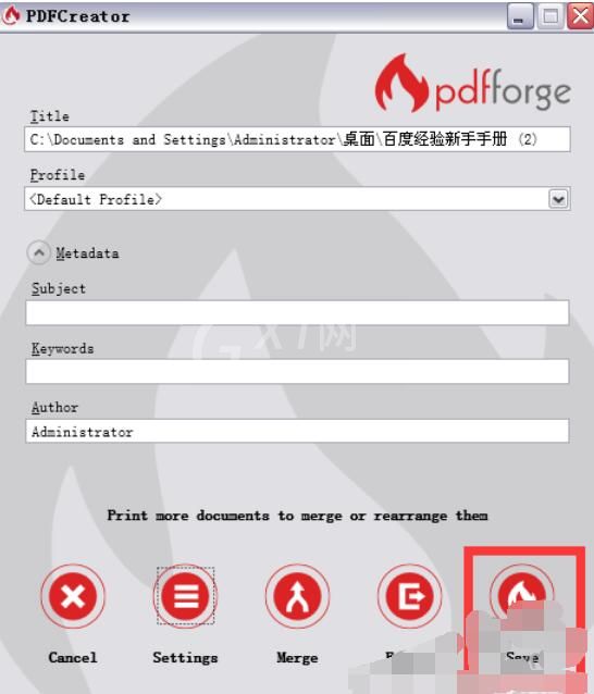 Foxit PDF Creator将word文档转换为PDF格式的操作步骤截图