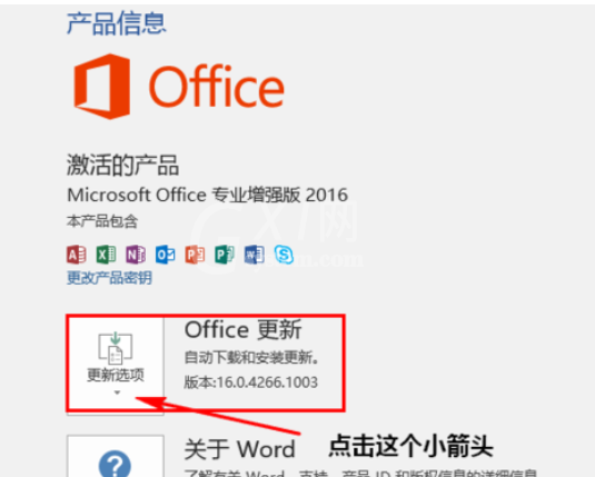 Microsoft office 2016禁用更新的详细操作截图