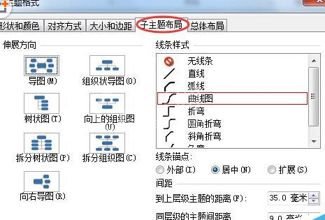 mindmanager中线条样式的设置方法步骤截图