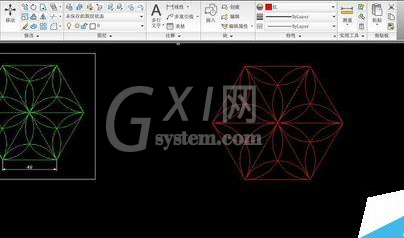 AutoCAD2016设计六角镶花图形的方法步骤截图