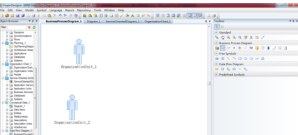 Power Designer中数据流图的创建具体方法截图
