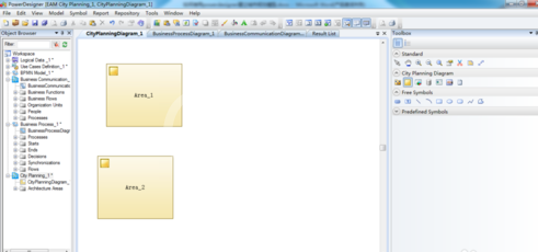 Power Designer中新建城市规划图形的具体方法截图