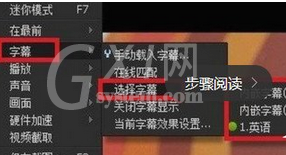 迅雷看看播放器中加载字幕的详细方法介绍截图