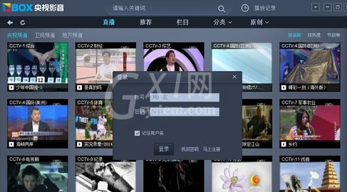 CBOX央视影音中找回账号密码的具体操作方法截图