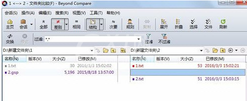 Beyond Compare的使用教程截图