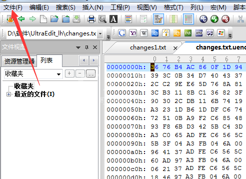 UltraEdit中页面添加页眉的详细操作步骤截图