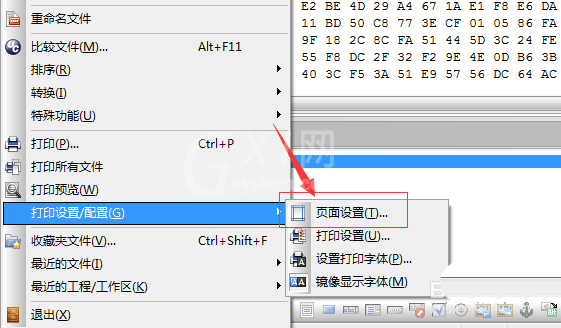 UltraEdit中页面添加页眉的详细操作步骤截图