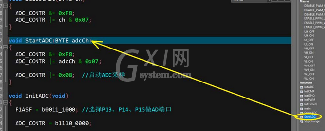 UltraEdit文件显示函数列表的具体方法截图