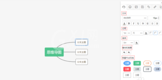 ProcessOn制作思维导图的方法步骤截图