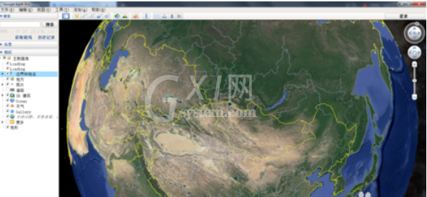 谷歌地球(google earth)查找目的地的具体方法截图