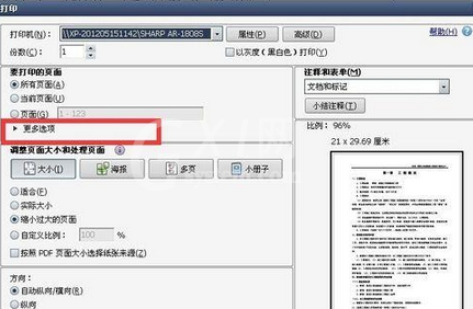 Adobe Reader XI设置pdf文件双面打印的操作教程截图