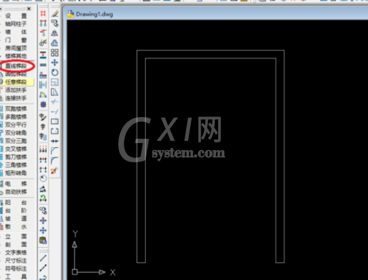 天正建筑2014设计直线梯段的方法步骤截图