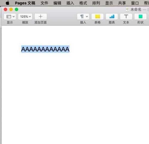 pages中小写英文改成大写的方法步骤截图