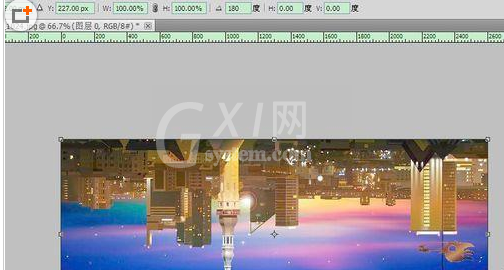 Adobe Photoshop查看极坐标位置的详细介绍截图