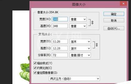 photoshop cs6调整图片尺寸的具体操作方法截图