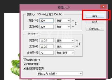 photoshop cs6调整图片尺寸的具体操作方法截图