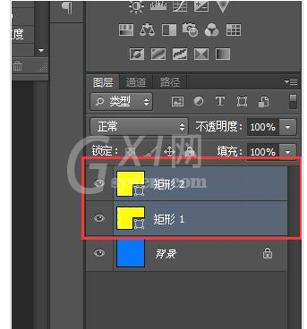 photoshop cs6将图层添加链接的操作流程截图