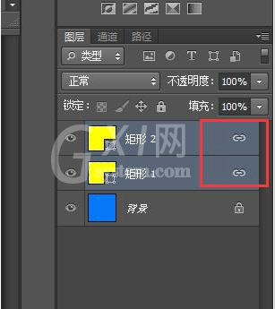 photoshop cs6将图层添加链接的操作流程截图