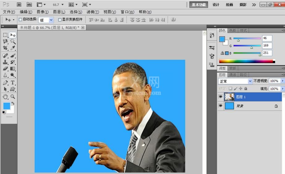 photoshop cs6中图形灰度模式的设置方法截图