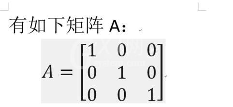 Word 2013中插入任意行列矩阵的方法步骤截图