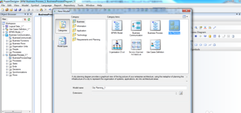 Power Designer创建城市规划模型的操作教程截图
