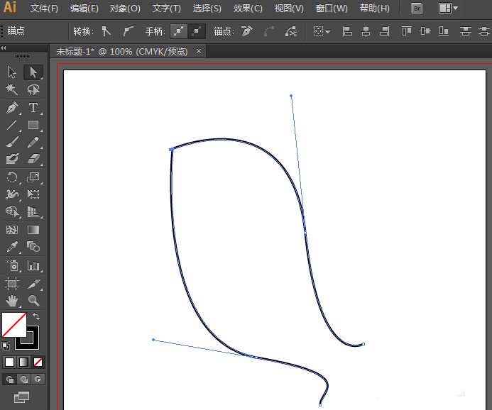 Adobe Illustrator CS6连接线段断点的操作方法截图