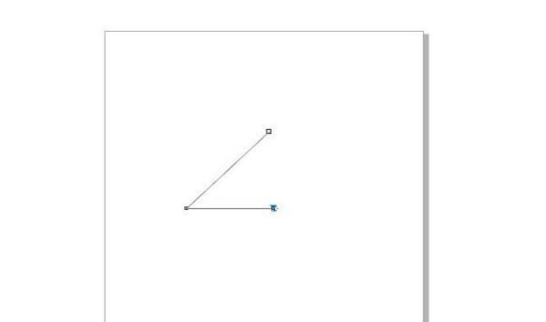 CorelDraw X4使用钢笔工具绘画直角三角形的操作教程截图