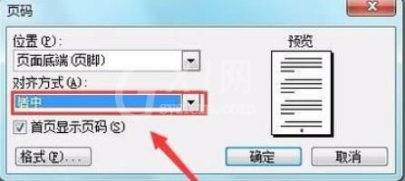 Microsoft Office 2003中插入页码的操作步骤截图